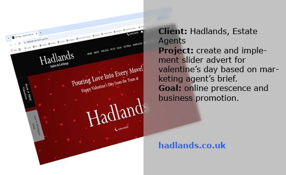website marketing material